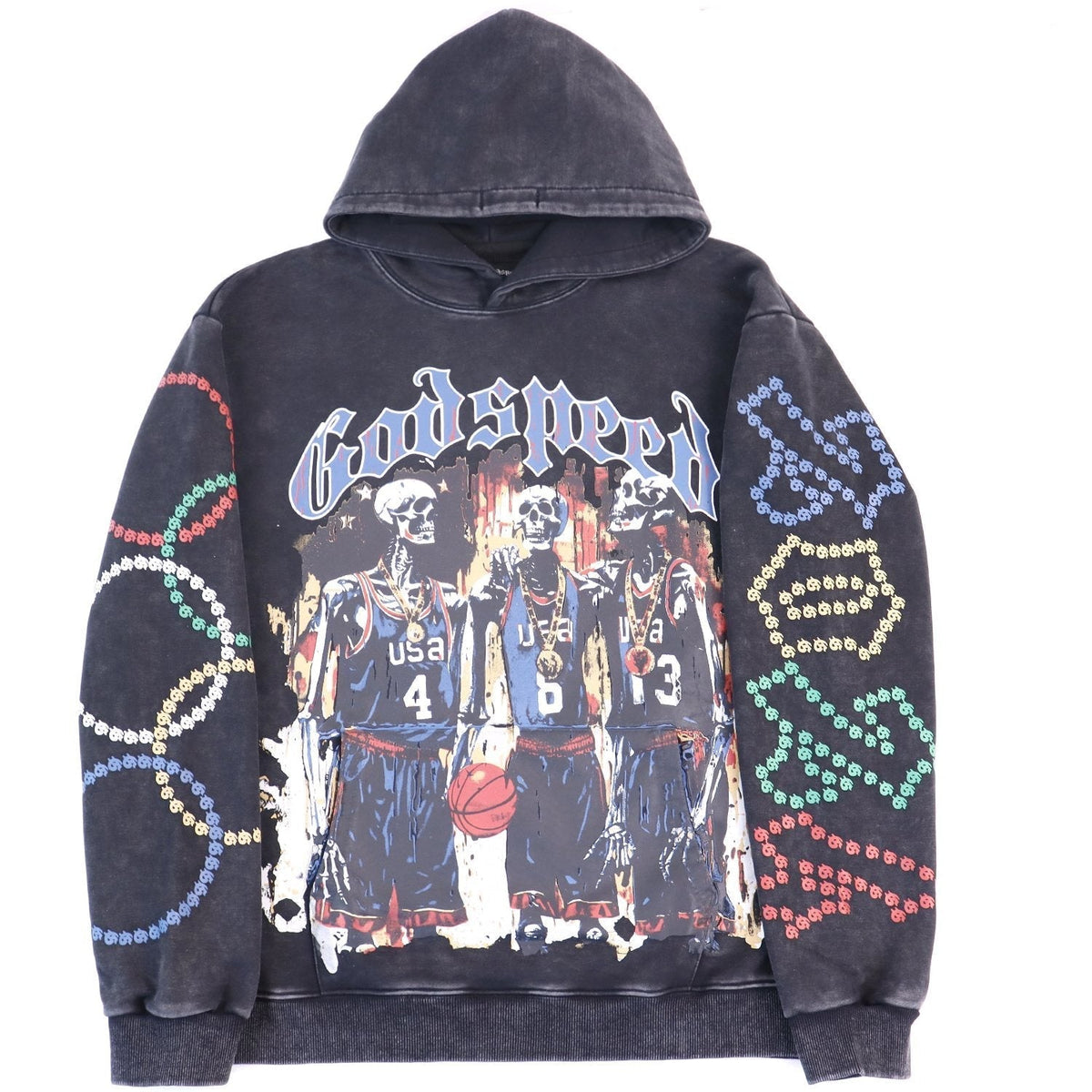 Godspeed Out of Many One Graphic Hoodie — hero