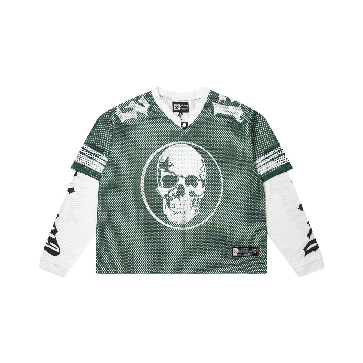 Godspeed Skull K-Back Mesh Long-Sleeve T-Shirt — front
