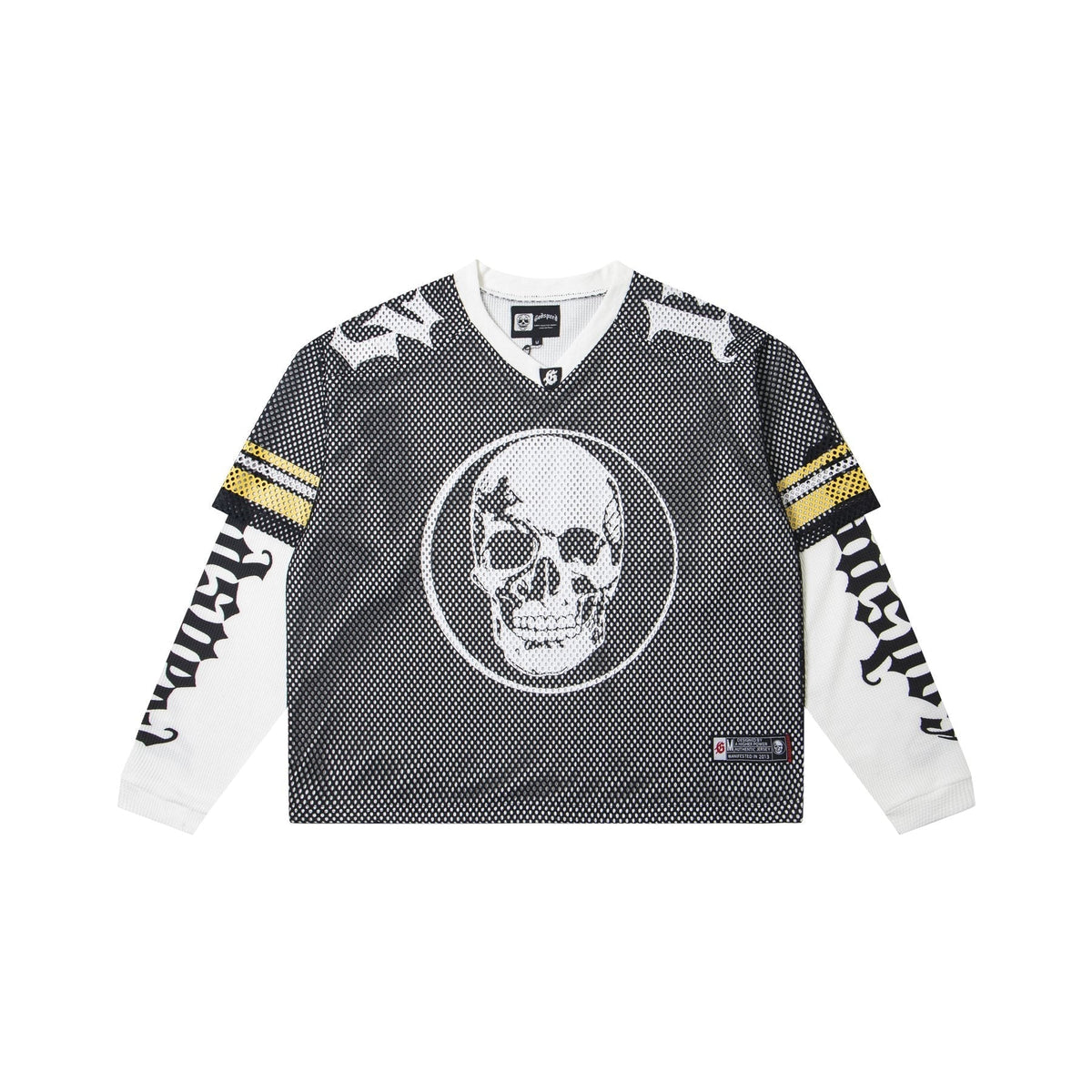 Godspeed Skull K-Back Mesh Long-Sleeve T-Shirt — front